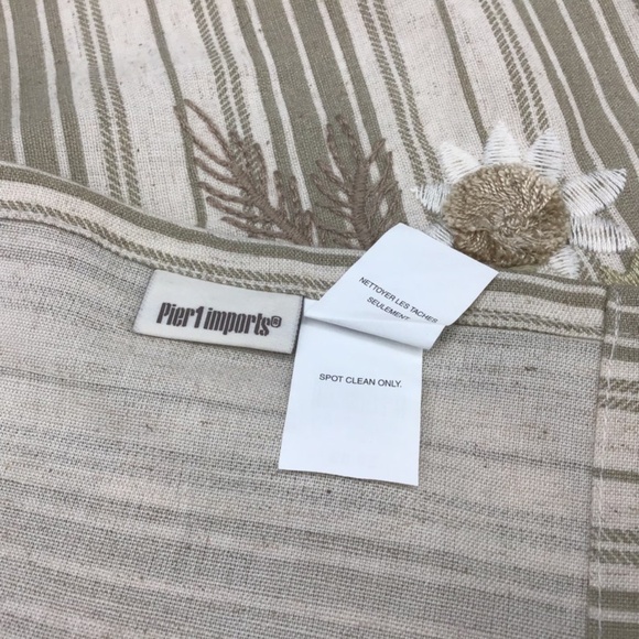 Set of 2 Italian espresso coffee cups and Tray w beautiful Pier One Tea Towel - Picture 8 of 9